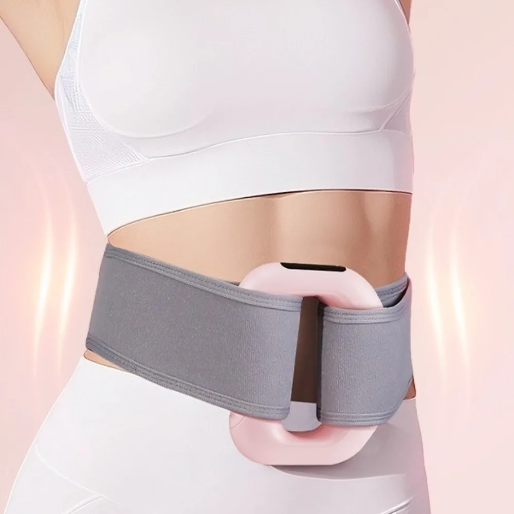 Ergonomic Electric Fascia Massage Ring 5 Adjustable Speed with Belt Muscle Handheld Massager Low Noise Compact Size