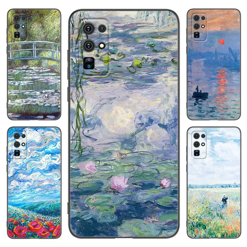 Claude Monet Art Painting Phone Case For Honor 70 90 200 Magic 4 5 6 Lite X5 X6A Plus X6 X6S X7A X7B X8 X8A X8B X9 4G X9A X9B 5G