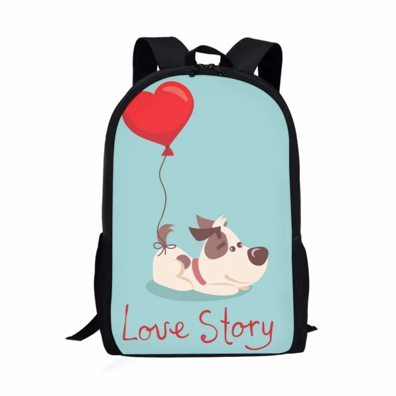 

Fashion Cute Dog Dog Print Pattern School Bag For Children Young Casual Bags For Kids Backpack Teens Large Capacity Backpack