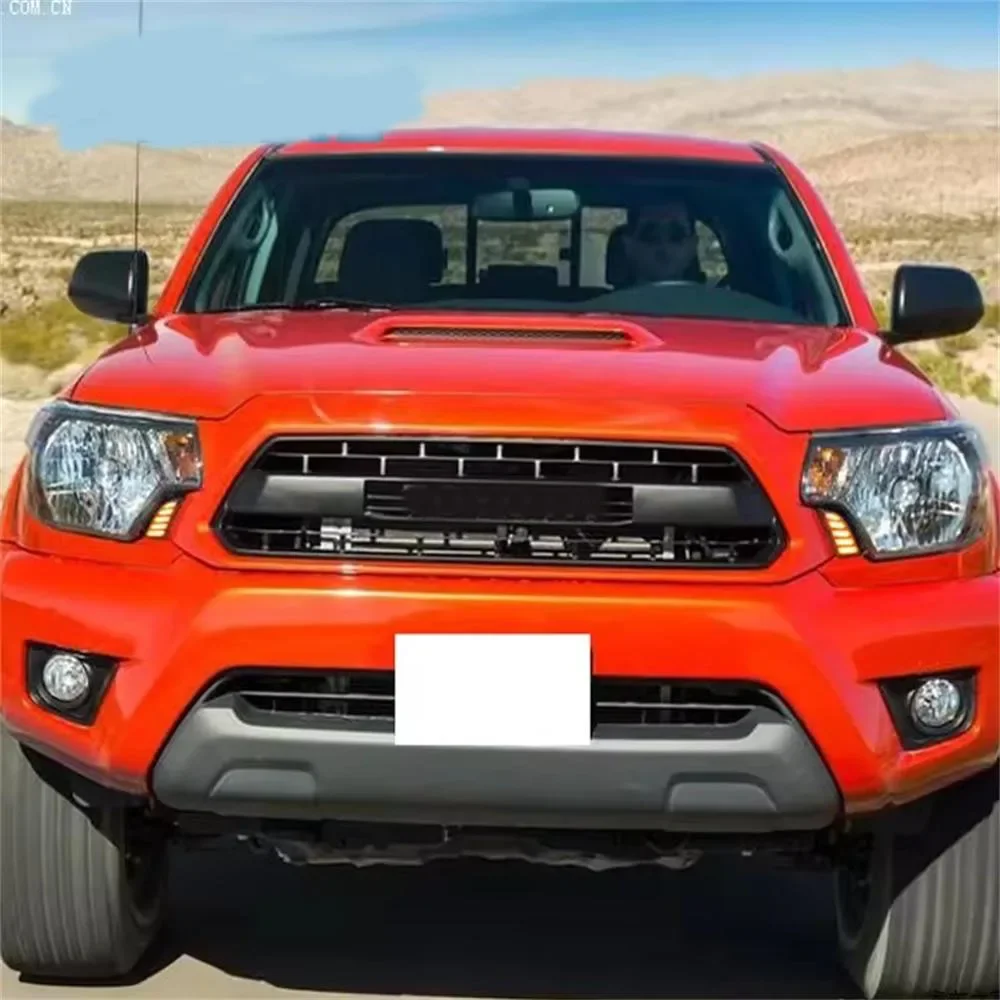 Для Toyota Tacoma 2011-2015 светодиодные дневные ходовые огни автомобильные аксессуары передняя противотуманная фара крышка с DRL