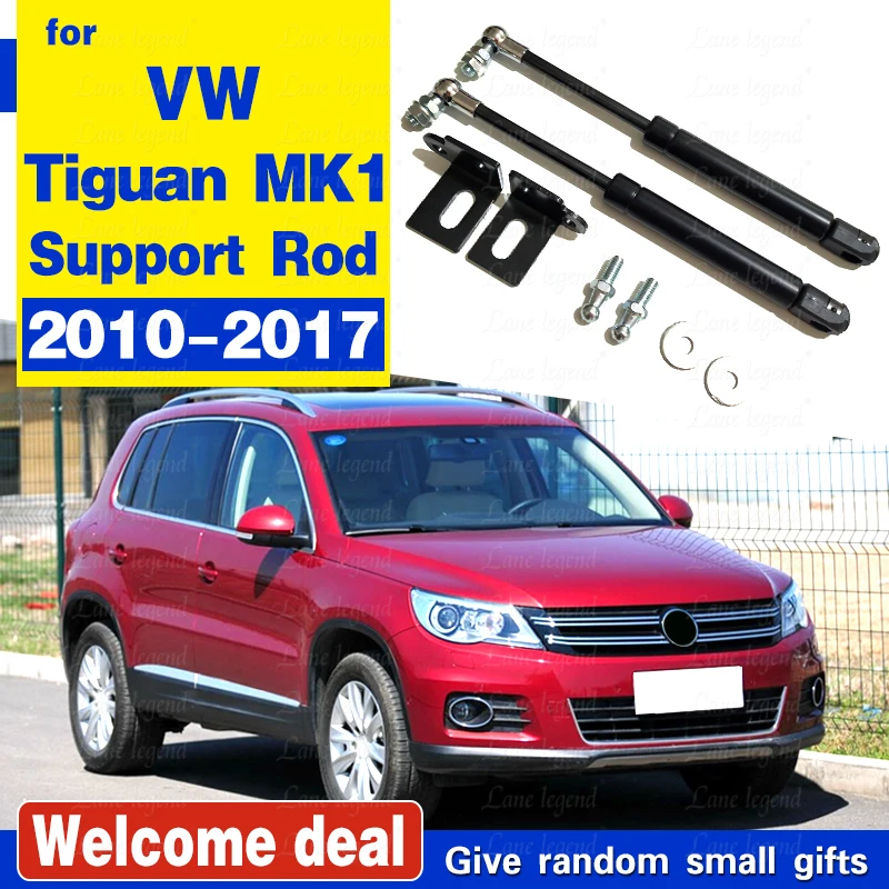 Car Hood Lift Support Gas Spring Shock Bracket Strut Bar Hydraulic Rod For Volkswagen VW Tiguan MK1 2010 - 2017 Car Accessories