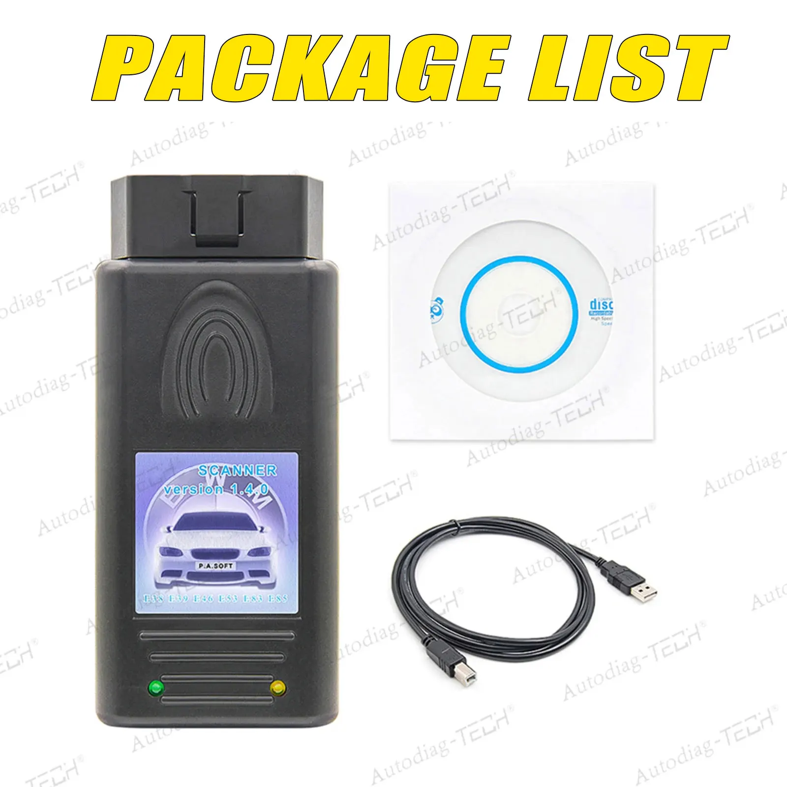 BMW E38 E39 E46 E53 E83 E85 シリーズ3 5 7 X5 X7用 OBD2スキャナー バージョン1.4.0 ロック解除済みコードリーダー OBD2自動診断ツールキット