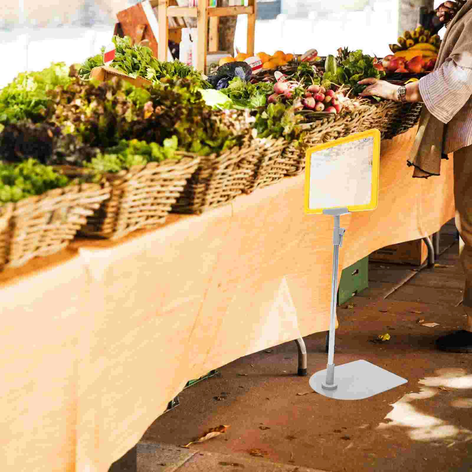 Panneau d'affichage de prix, accessoires de supermarché, étiquettes PRTag, support, supports en plastique pour signe résistant à l'usure