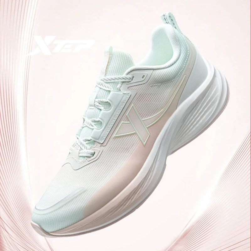 Xtep Five Minutes Speed ET Running Shoes For Women 2024 Autumn Comfortable Sports Shoes Cushion Breathable Sneakers 876318110077