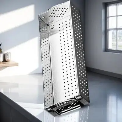

304 Stainless Steel Large Capacity Kitchen Utensil Box Rectangular Design Chopsticks Holder Easy Clean Cutlery ganizer