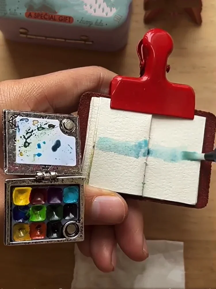 

Набор колец для акварели Schminker DS Sub-pack пигмент ультра мини для путешествий инструмент для рисования акварелью уличные принадлежности для рисования скетчей