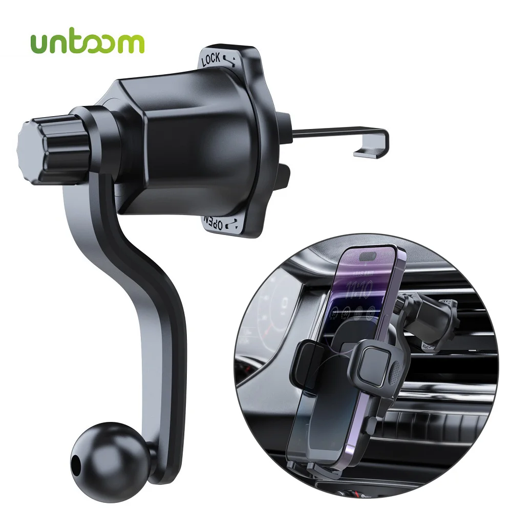

Untoom Car Air Vent Mount Extension Hook 360 Degree Rotation Universal 17mm Ball Head Base for Car Air Outlet Phone Holder Stand