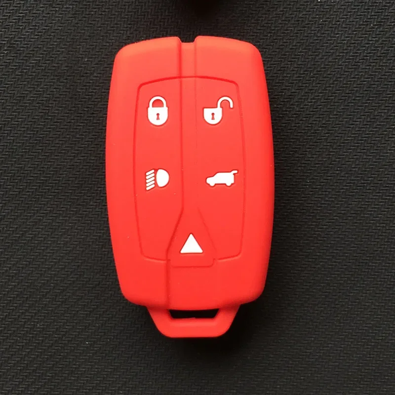 5 Buttons silicone Car Remote Smart Keyless Fob Case Shell cover For Land Rover Freelander 2 key