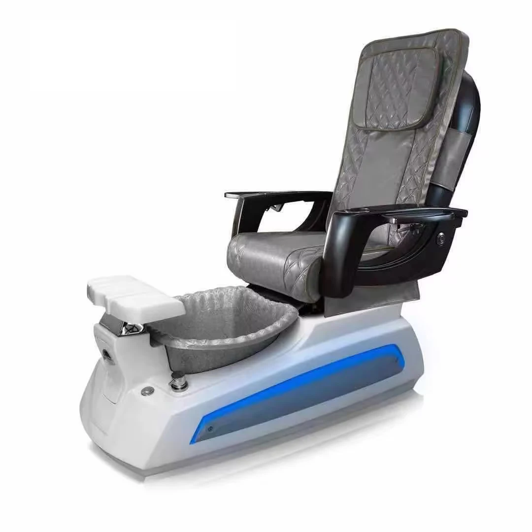 Luxury Nail Shop Furniture Foot Spa Chair Electric Massage Reclining Pedicure Chair For Sales