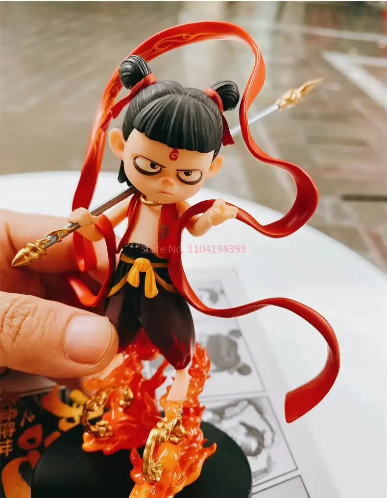 

Original Nezha Anime Figure Birth Of The Demon Child Action Figures Models Figurine Limited Edition Collectible Boy Toys Gift