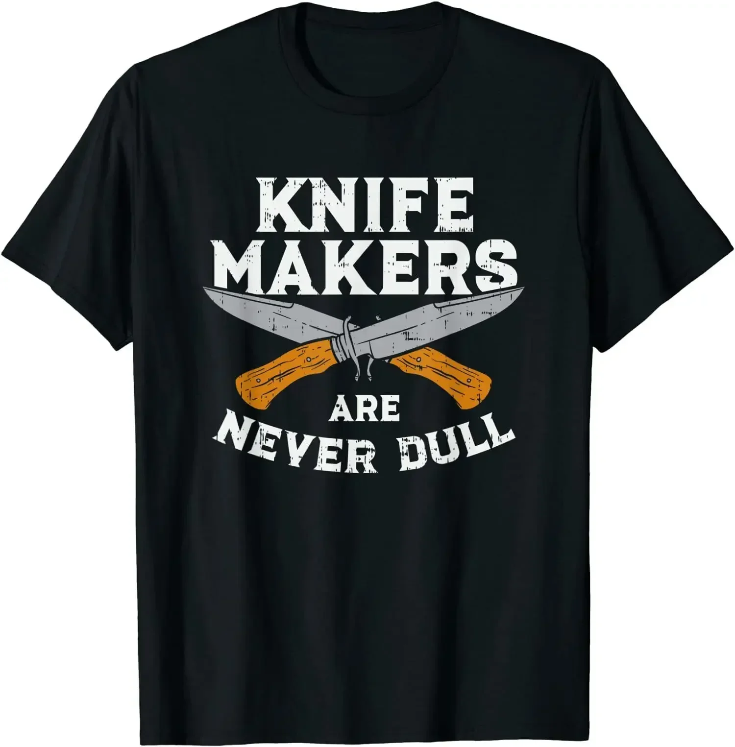 Knife Makers Blacksmith Metal Worker O-Neck Cotton T Shirt Men Casual Short Sleeve Tees Tops Harajuku Streetwear