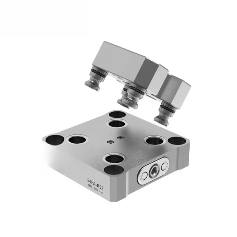 

S4GWB-52A Manual Four-Unit Positioner 52mm Zero Positioner Quick Replacement Air Tool Clamp Core Bearing Parts