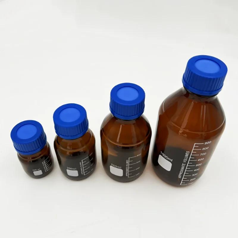 Blue cap headspace bottle water sample collection bottle anaerobic fermentation bottle high temperature resistance