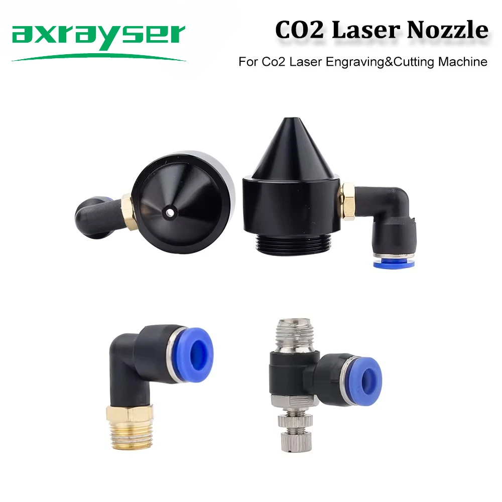 Axrayser Co2 Engraving Gas Nozzle Air Nozzle For Co2 Laser Engraving Cutting Machine