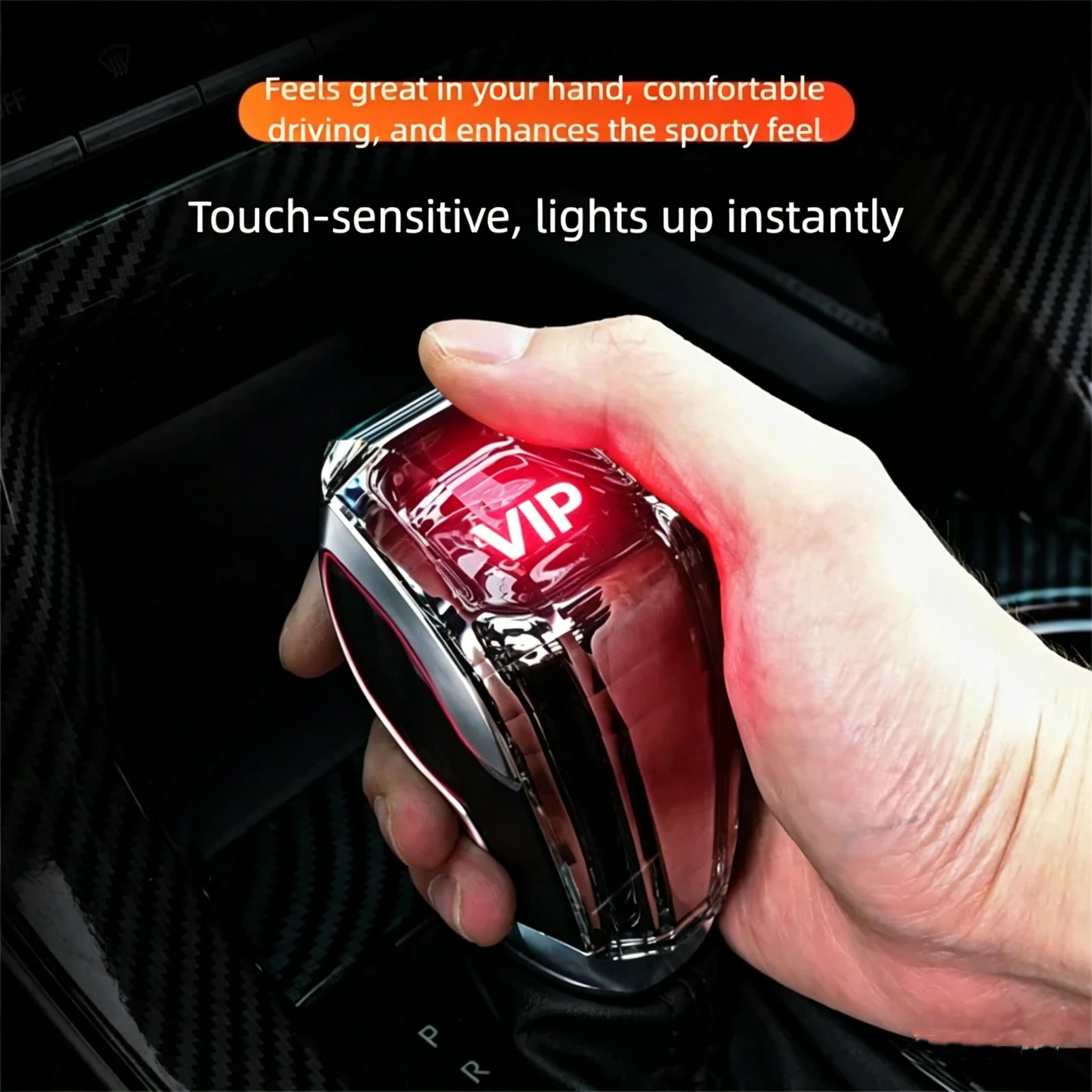 

Universal LED seven colors for Honda/Infiniti/Ford/Toyota/Kia/Hyundai/Nissan/Chevrolet/Cadillac/Buick Crystal shift knob