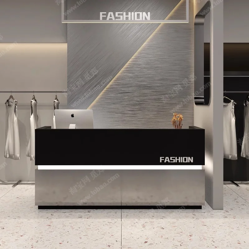 

Hair Salon Luxury Reception Desk Counter Beauty Decorations Modern Reception Desk Counter Trendy Aesthetic Commercial Furniture
