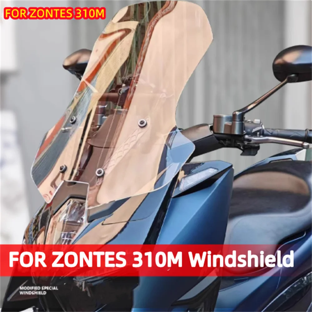 For ZONTES 310M front windshield modification 350D windshield with high baffle accessories