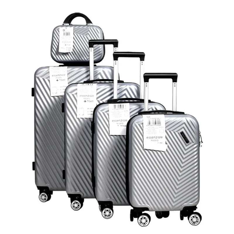 12/18/20/24/28 6pcs Luggage,Travel Box,Makeup Bag, Password Lock Suitcase ABS Universal Wheel Large Capacity Luggage Set