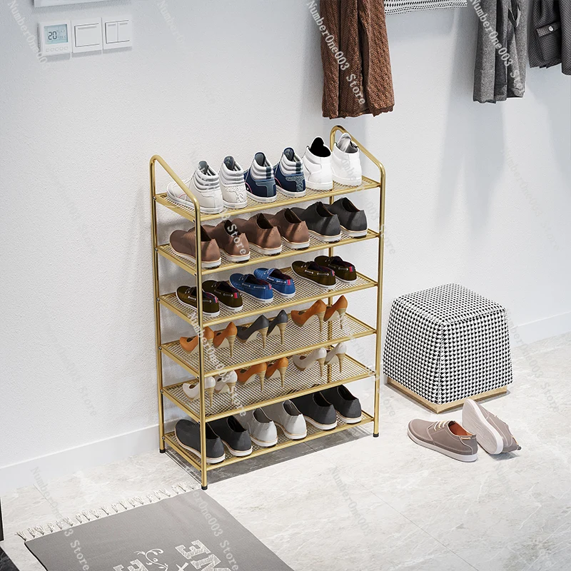 

Internet Celebrity Shoe Rack Simple Economical Multi-Layer Home Doorway Dormitory Dustproof Storage Shoe Cabinet Space Saving