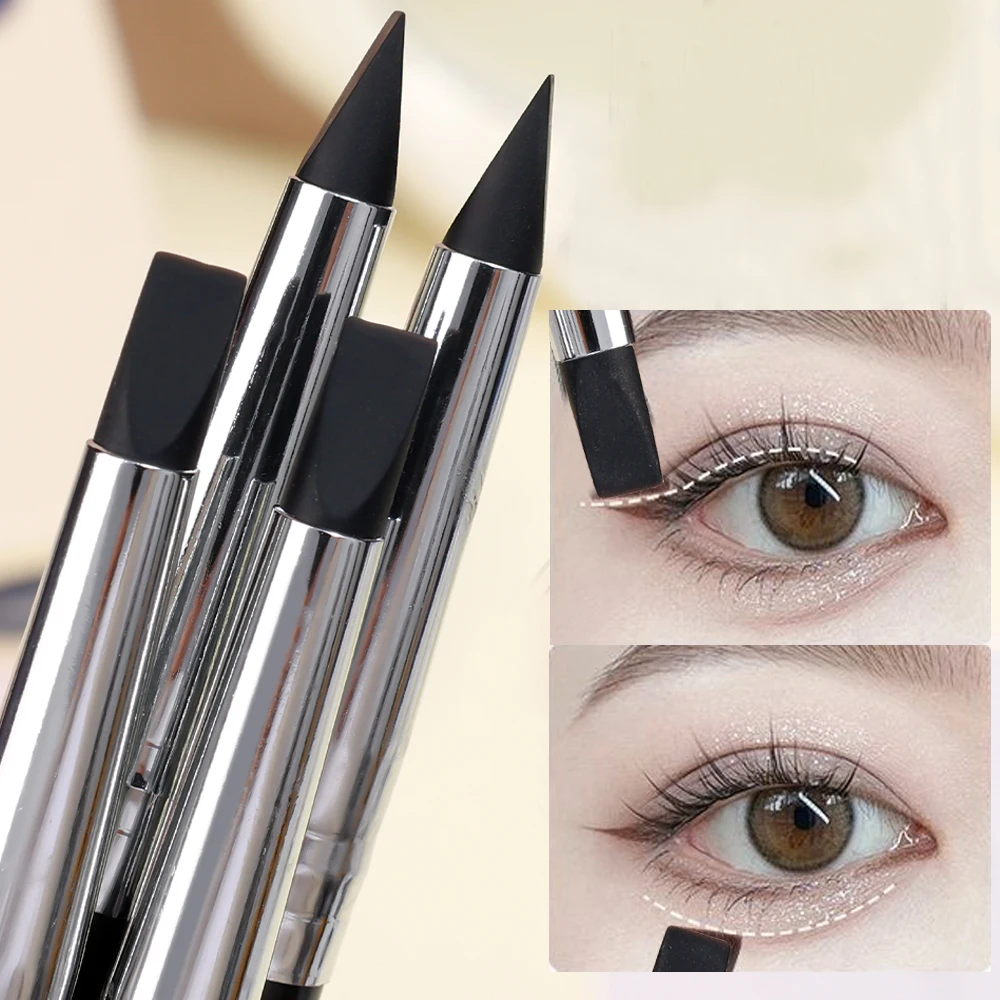 Multi-purpose Silicone Blade Eyeliner Brushes Professional Eyes Beauty Tools Eyebrow Contour Details Makeup Brushes Applicator