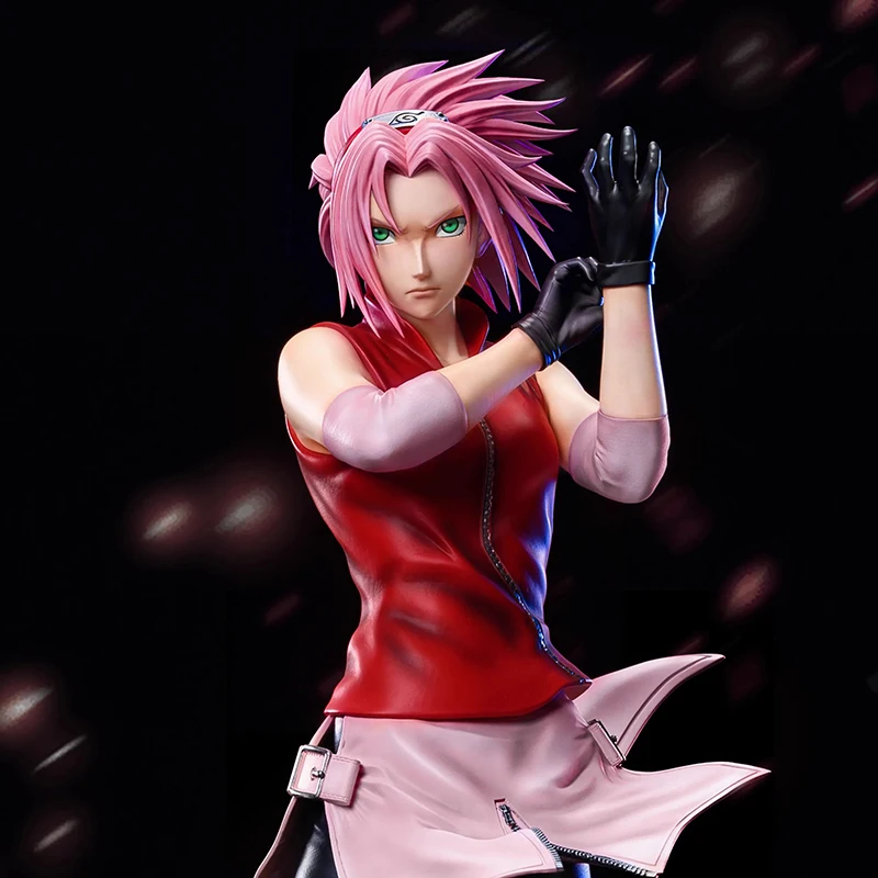 38 centimetri Naruto Figure GK Haruno Sakura Hyuga Hinata Action Figures PVC Anime Modello Collezione Statua Giocattoli Perimetro Regali Di Compleanno