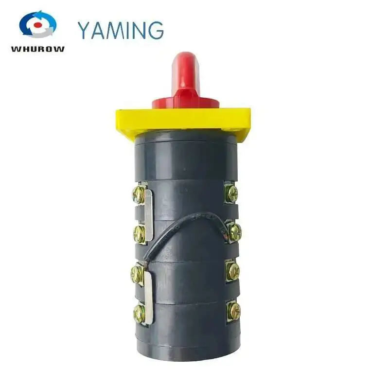 Universal Changeover Switch 3 Position 380V 10A 4 Poles Rotary Cam Switches Manual Selector HZ5B-10/4 M08