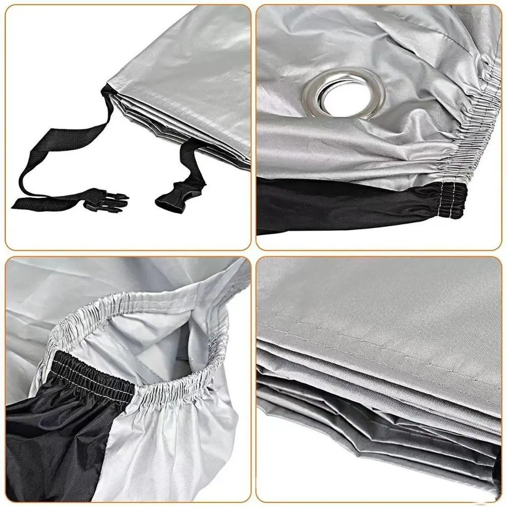 New Waterproof Bike Cover with Lock Hole S/M/L/XL Bike Outdoor Rain Cover Rain Dust Anti-UV Protection Bicycle Cover