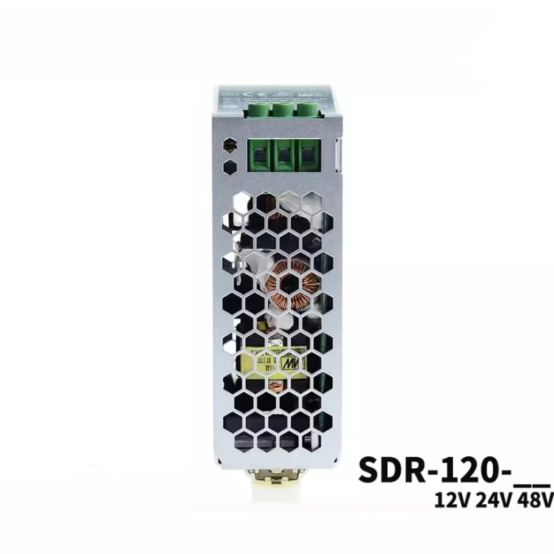 Mean Well SDR-120-24 DIN Rail Switching Power Supply with 12V/24V/48V Output 5A/10A/20A Current and 75W/240W/480W Rated Power