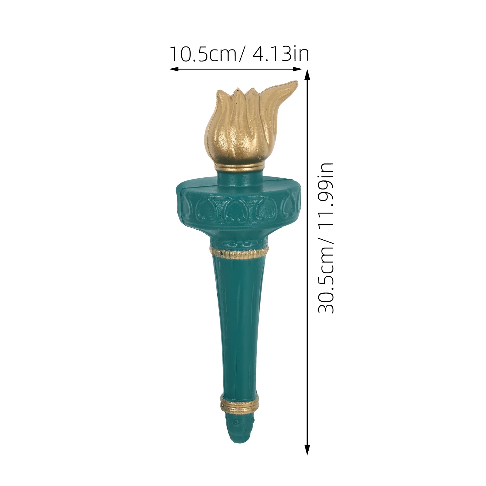 할로윈 7월 4일 파티 코스프레 장식, 사진 소품을 위한 역할극 소품 횃불 자유의 여신상 의상 액세서리