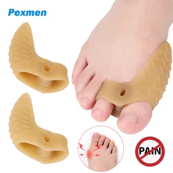 Pexmen 2 Chiếc Bunion Corrector Ngón Chân Phân Cách Hallux Valgus Gel Mềm Bunion Miếng Đệm Hỗ Trợ Cho Chồng Chéo Ngón Chân Cho Nam phụ Nữ