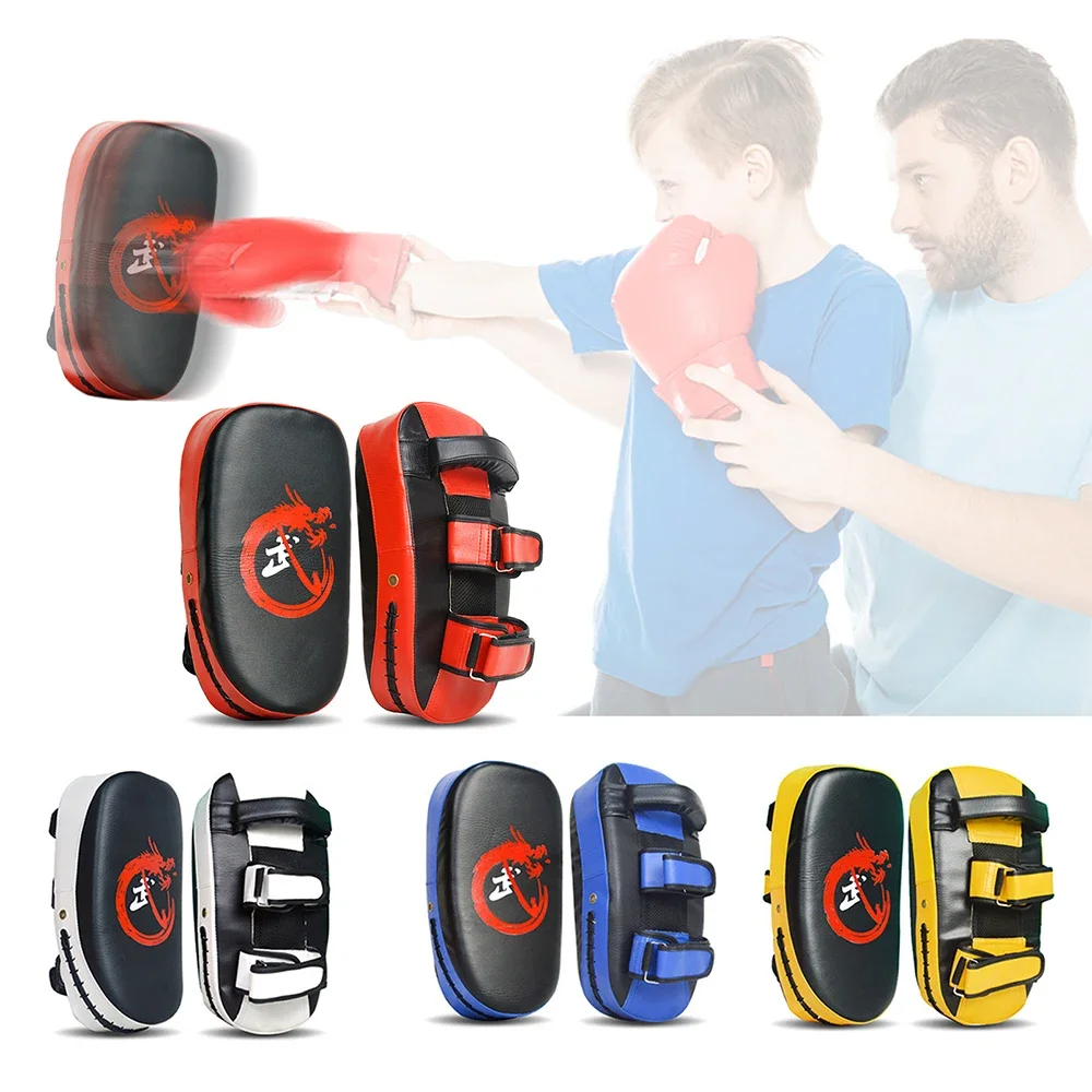 Boxing Pad Muay Thai Punching Shield Curved Strike Mitt Training Pad Boxing Practice