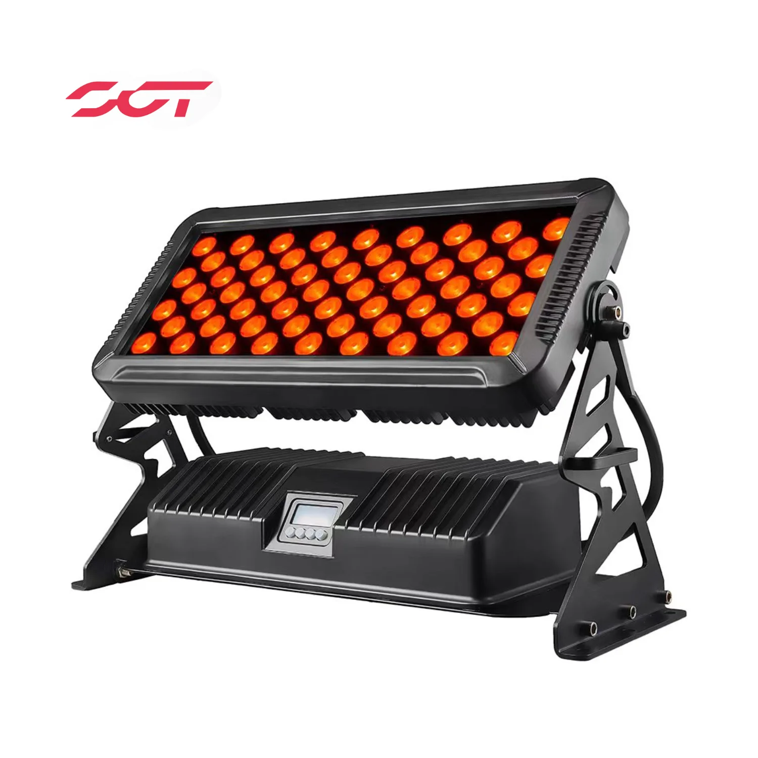 

High Brightness 60x10w RGBW DMX LED Spot Light Wall Wash Light Effect City Architecture LED Stage Lighting for Wedding Church
