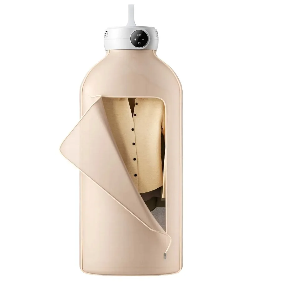 

Portable Clothes Dryer Clothes Dryer with Dryer Bag PTC Heating and LED Display Foldable Mini Dryer with 5-H Timer for Apartme