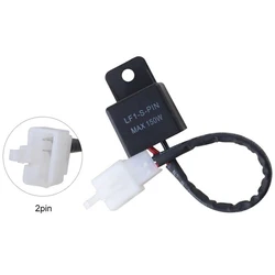 NS Modify 12A 2-pinowy elektroniczny przekaźnik migaczy LED do Yamaha R1 R6 FZ1 FZ6 FZ8 MT07 MT09 Żarówka kierunkowskazu silnika Hyper Flash