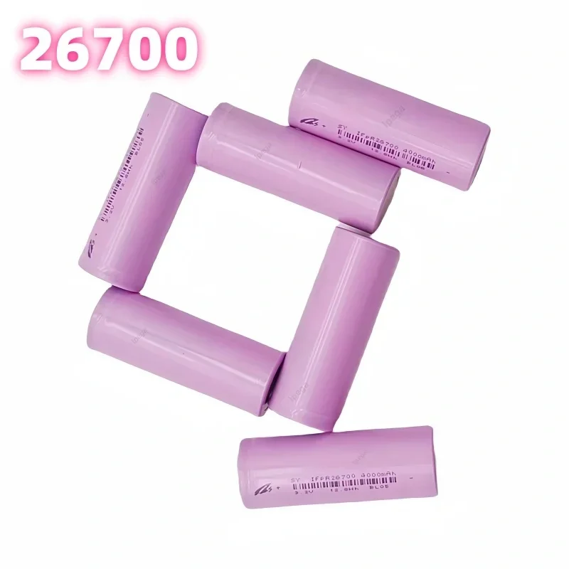 

.3.2V 4.0Ah Original 26700 Lithium Battery | LPEGA Suitable for Backup Power of LED Flashlights, Laptops, Electric Toys