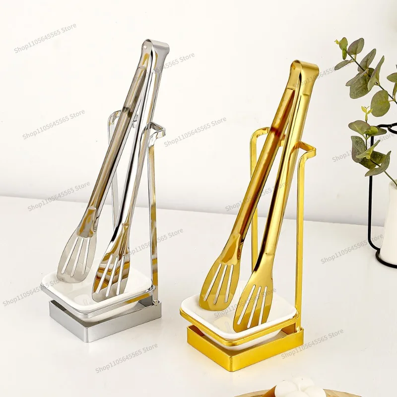 For 304 Stainless Steel Spoon Rack, Golden Tray, Self-service Restaurant Utensil