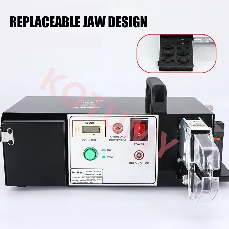 Terminal Crimping Machine Crimper Pliers Automatic Electric Crimping Stripping Cutting Tools Wire Terminal Press Clamp - view 4