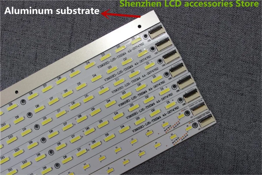 495 ملم لهيسنس LE39A720 LED39K300J 4A-D 074762   تلفزيون V390HK1-LS5-TREM4 جديد 100%