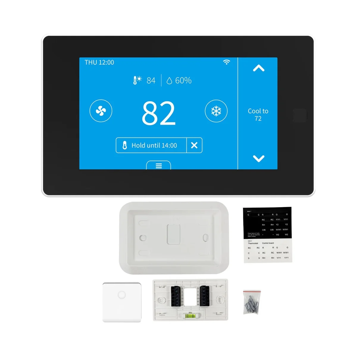 

Doodle Smart Life Thermostat Compatible with Alexa Google Assistant 24V WiFi Thermostat Without Sensor