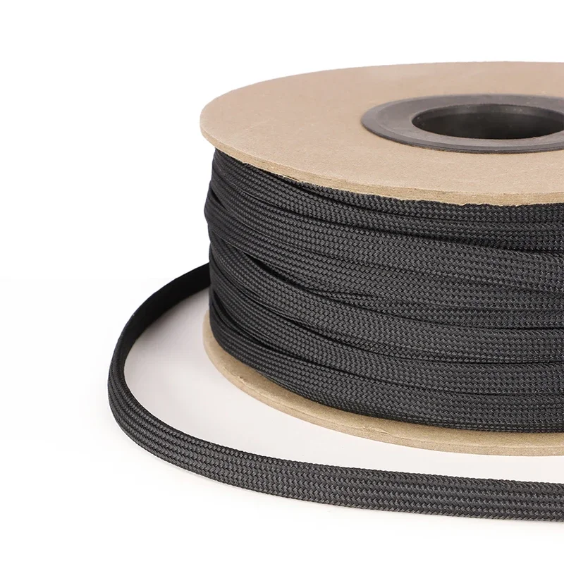 1~50M Cable Sleeve 2.5mm - 30mm High Density Polyamide Wire Protection Expandable Sheath Tight Nylon Braided Insulated Wrap