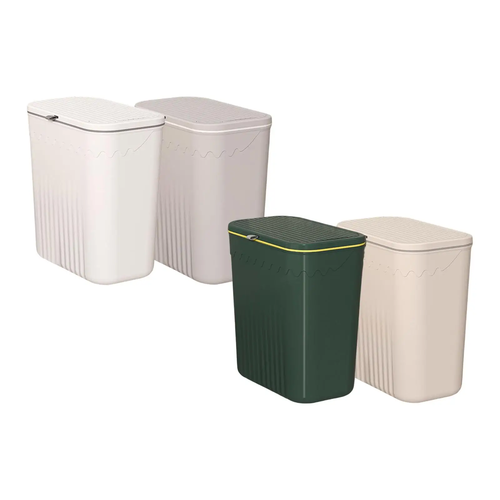 

Hangable Waste Bin Garbage Can Storage Bucket for Outdoor Garage Cabinet