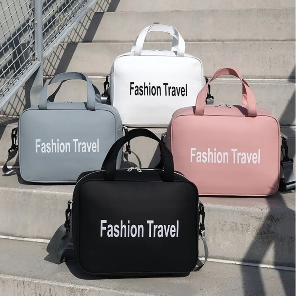 

Fashion 600D Film Travel Handbag Large-capacity Waterproof Duffel Bag Single Shoulder Lightweight Shoulder Luggage Bag Swimming