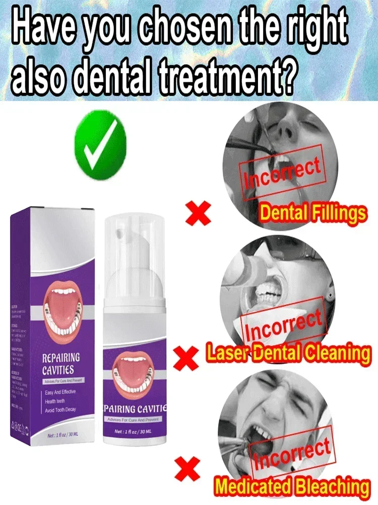 Effective Teeth Whitening Tooth decay repair  Calculus Plaque Periodontitis Remove Cavities