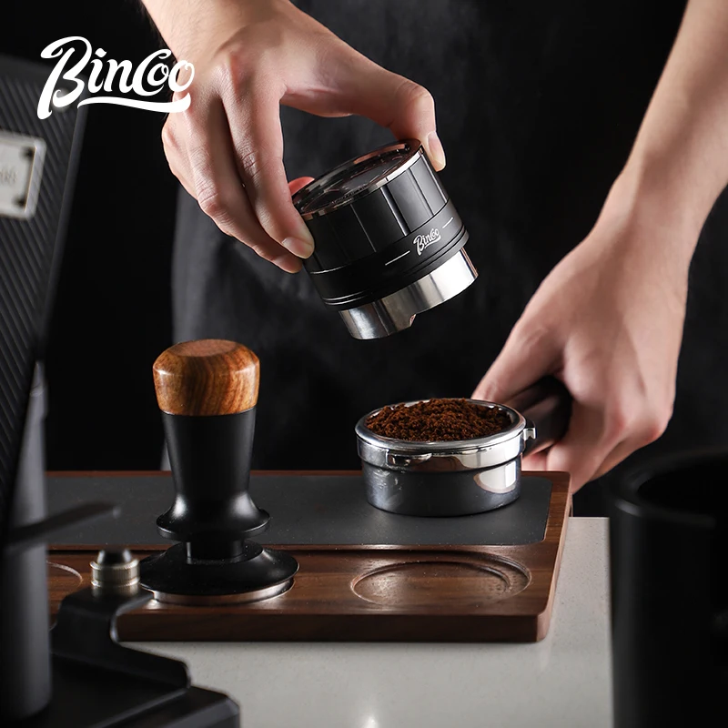 Bincoo 58.35MM Gravity Powder Dispenser, Coffee Dispenser, Italian Espresso Dispenser, Masher, Home Coffee Maker Accessories