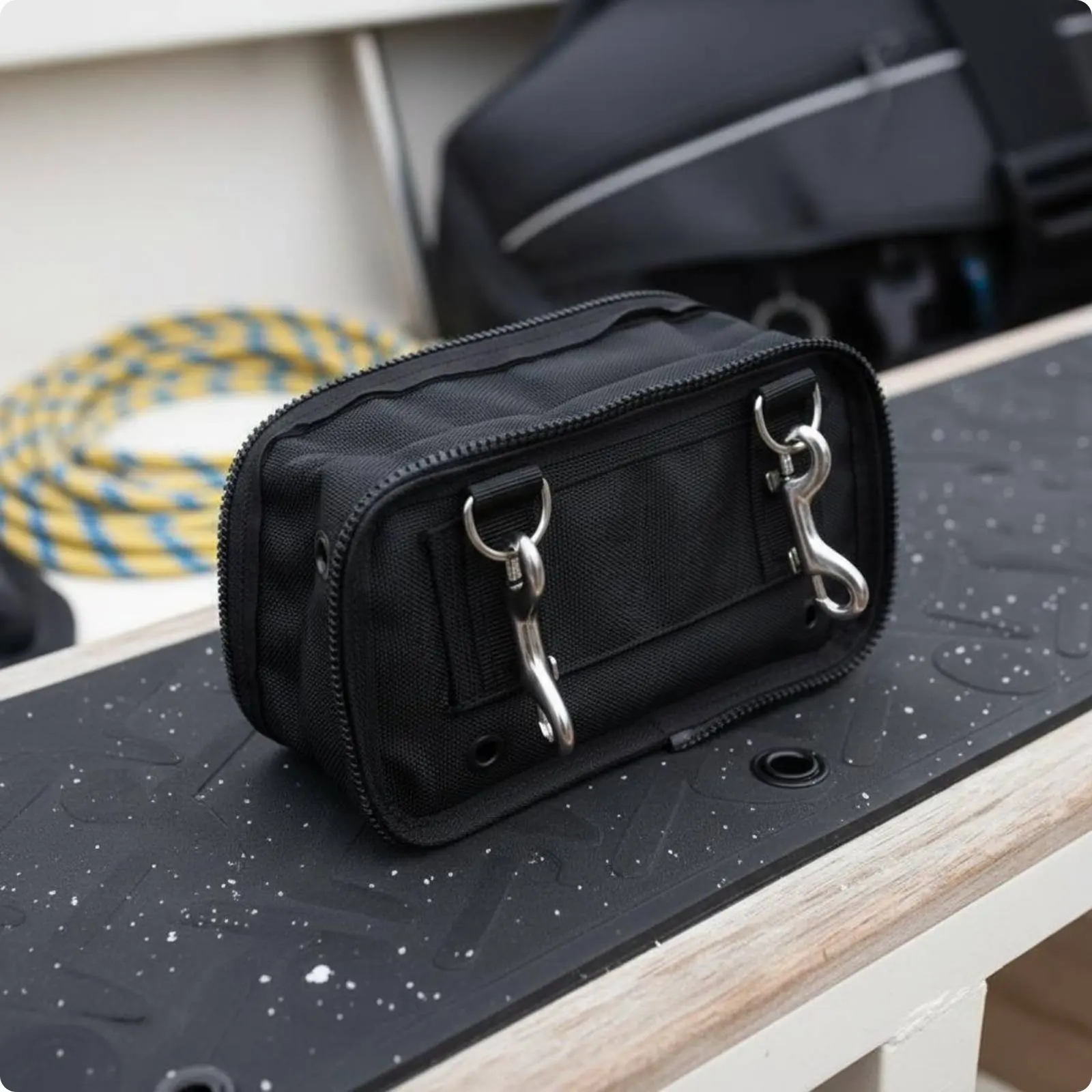 Side-Mount BCD Pouch 1680D Nylon Scuba Side Mount Pouch SS316 Hooks Dive BCD Storage Bag for Scuba Diving Snorkeling view 3