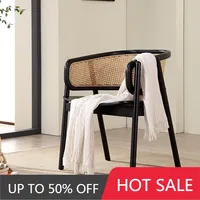 Living Room Nordic Lazy Sofa Office Chair Modern Furniture Chair Breastfeeding Cheap Relax Armchairs Rattan Stole Recliner Low