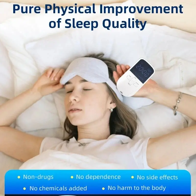 

Smart Vagus Nerve Stimulation Clip - CES Microcurrent Therapy for Insomnia, Depression & Anxiety Relief, Home Use Device