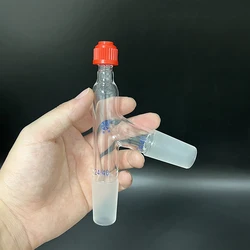 FAPE Distillation Adapter, 75 Degree with Chem-Thread, Down joint 24/40, Side joint 24/40, Screw distillation head with cap nut