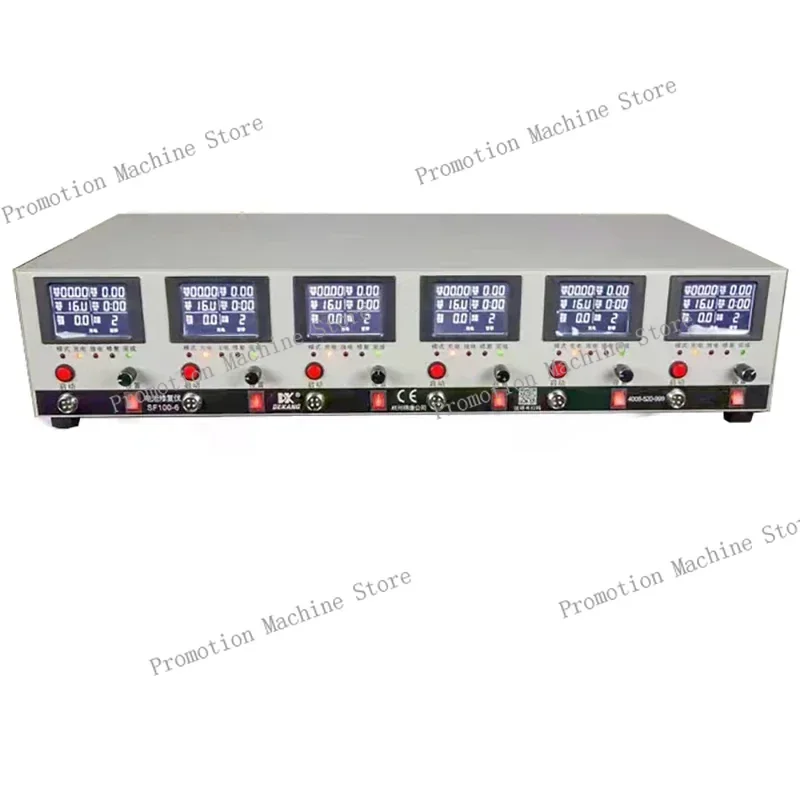 

Tester, Lithium Ni-MH Lead-Battery Capacity/Repair 6 Channels Charge And Discharge Integrated SF100-6
