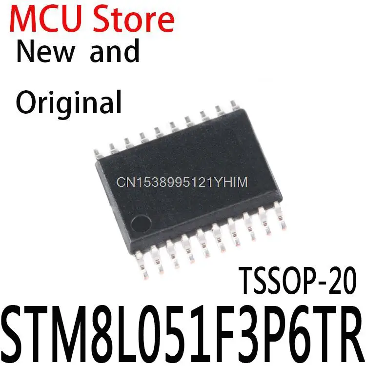 STM8L051F3P6 TSSOP-20 051F3P6 MCU 8-bit STM8L STM8 CISC 8KB Flash 2.5V/3.3V 20-Pin TSSOP Tube - Rail/Tube STM8L051F3P6TR 